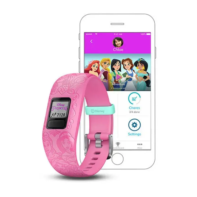 Garmin Vivofit Jr. 2 Fitness Activity Tracker Princess Pink